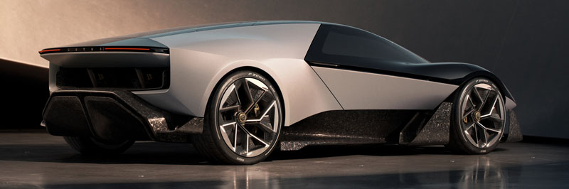 Lotus Theory One Three Seats Electric Coupe Concept 2024 